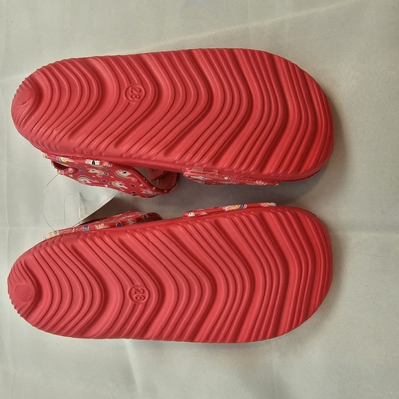 NWT, Toddler's Sandals Unicorn Red Kid Shoes Size 8-11.5 - Picture 9 of 11